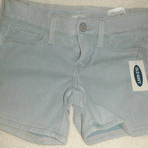 Old Navy Girls Size 6 Light Blue Shorts NWT